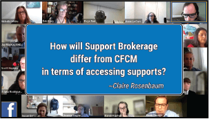 How will Support Brokerage differ from CFCM in terms of accessing supports?